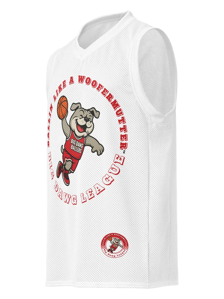 Bulldog Ballin Like A WooferMutter™ Premium Basketball Jersey product image (2)