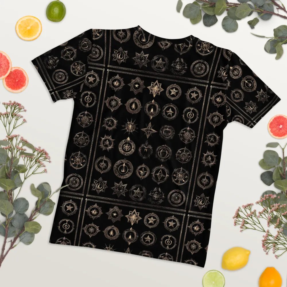 Black and Gold Symbology TShirt - all over print product image (5)
