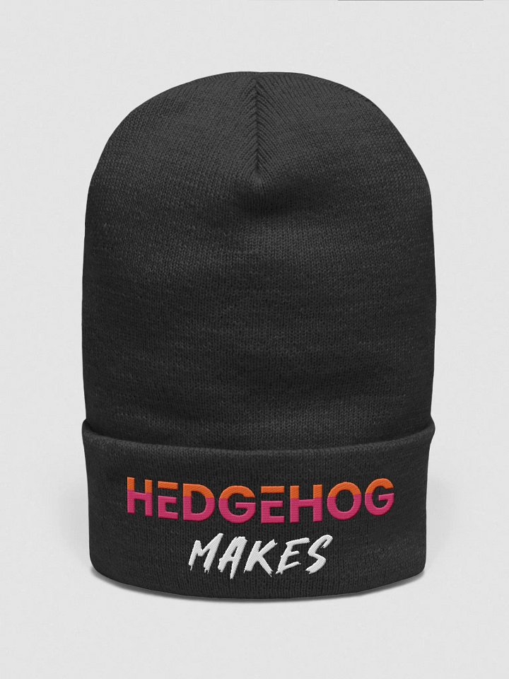 Hedgehog Makes Cuffed Beanie product image (5)