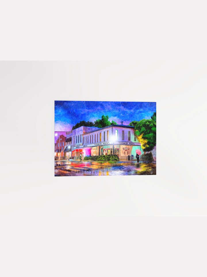Auburn Alabama On A Rainy Evening Studio Art Print product image (2)