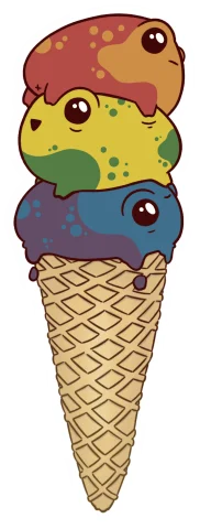 sticker : pride-cone product image (1)