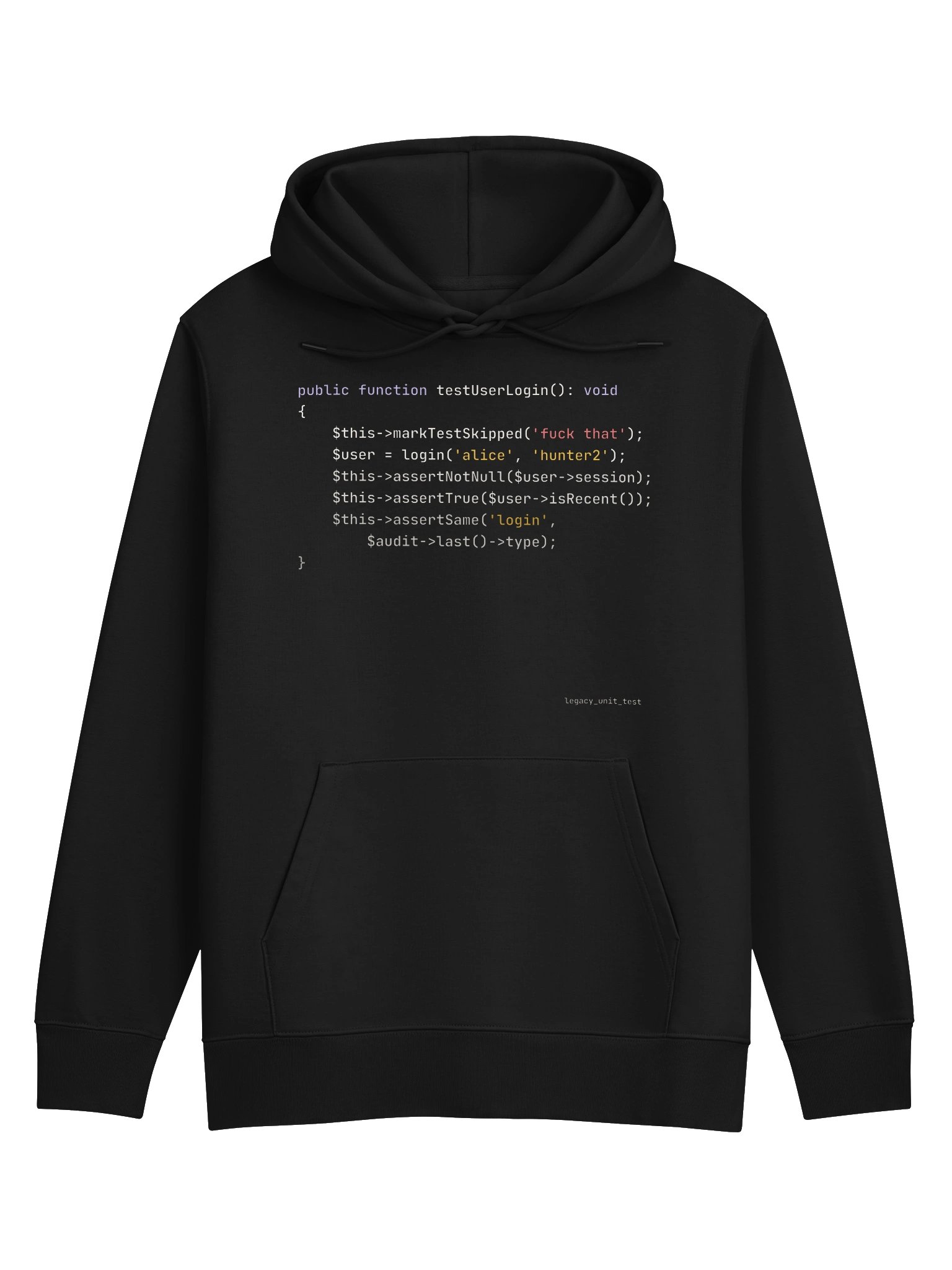 Skipped Test · PHP hoodie product image (1)