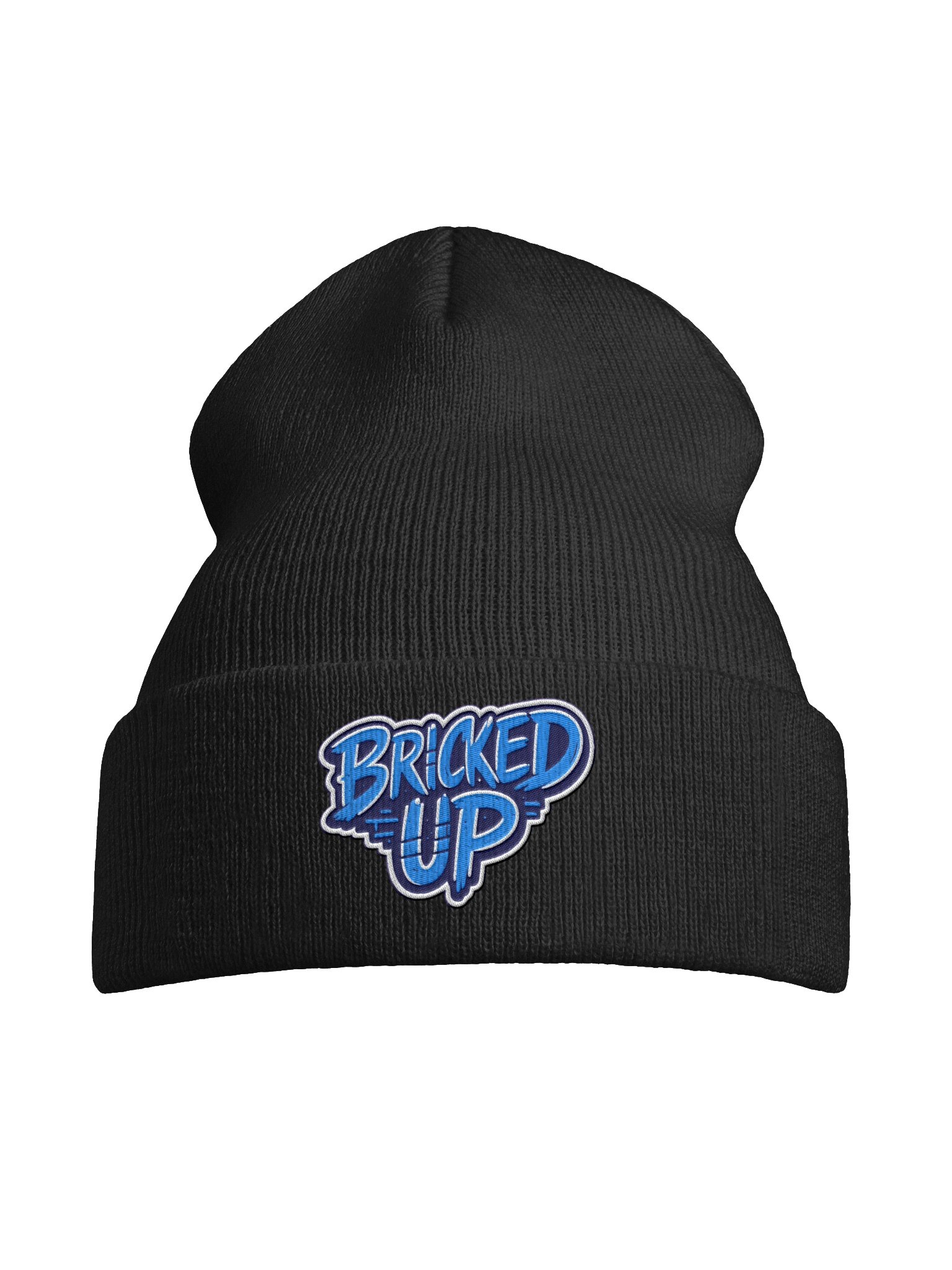 Yupoong Cuffed "Bricked Up" Beanie Blue product image (28)