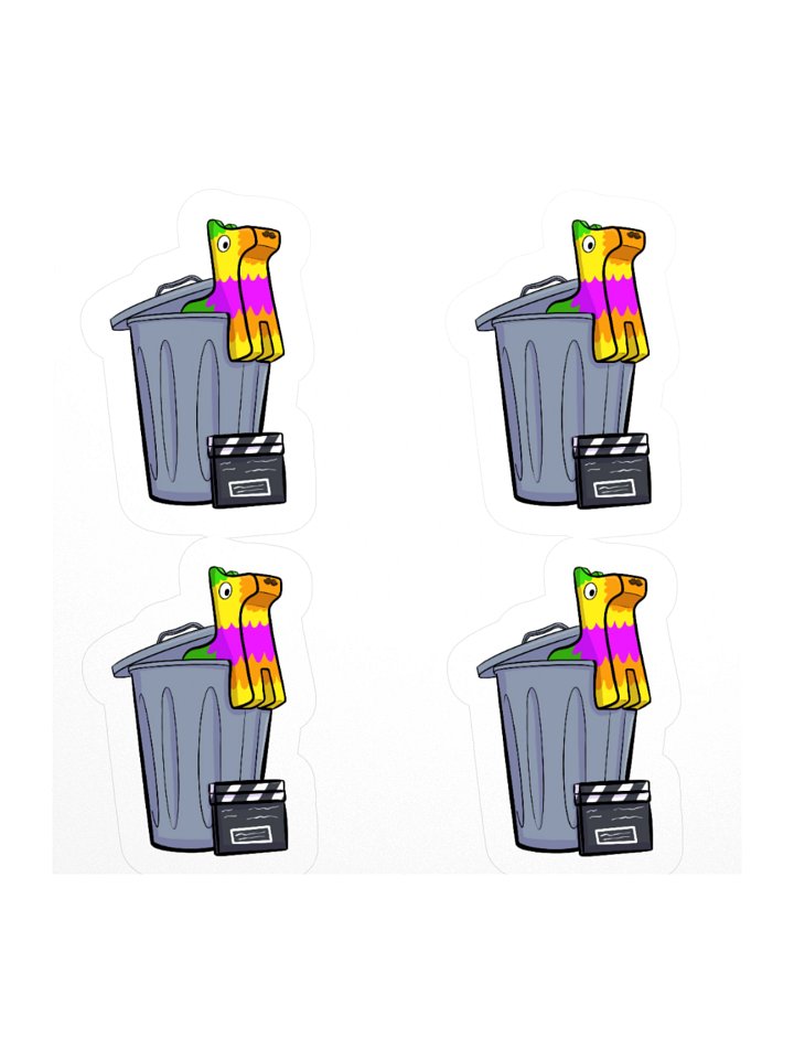 Wack and Trash 4 Logo Sticker Set product image (3)