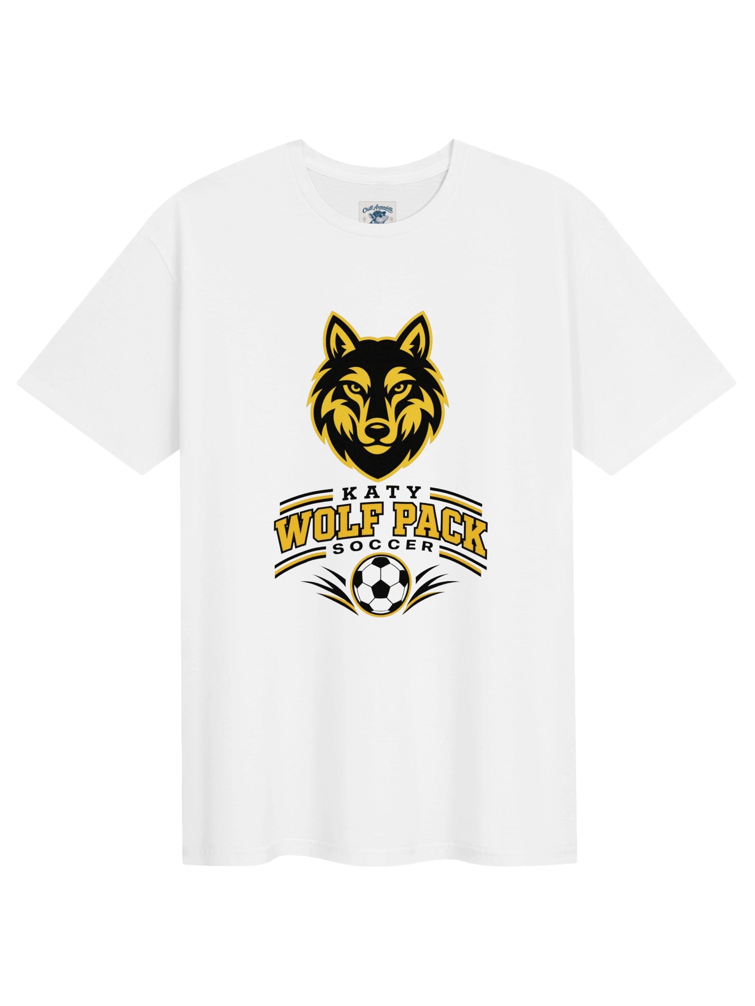 KWP Soccer Wolf Logo Tee (White or Grey) product image (1)