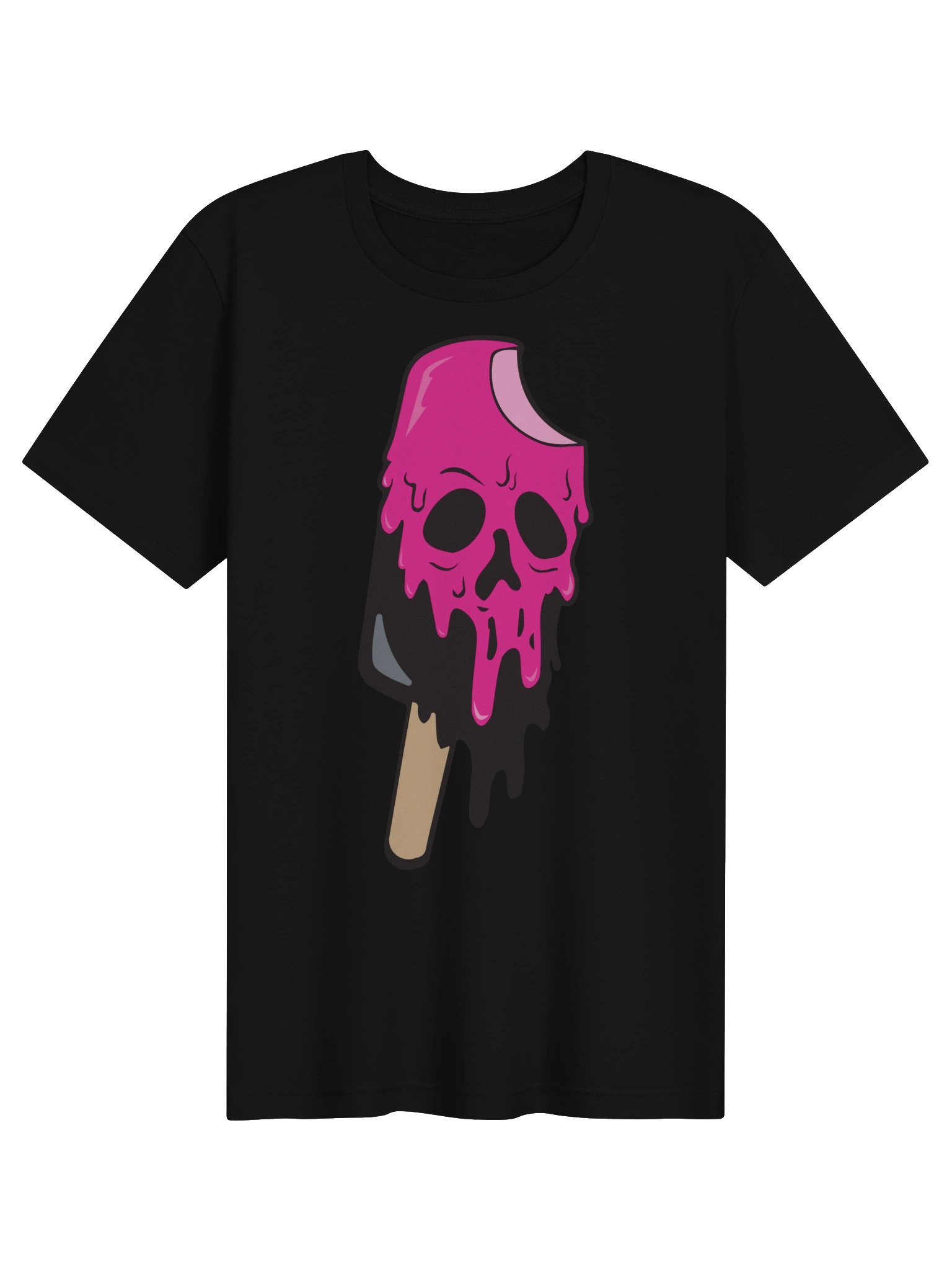 Pink Drip Skull Popsicle Tee product image (1)