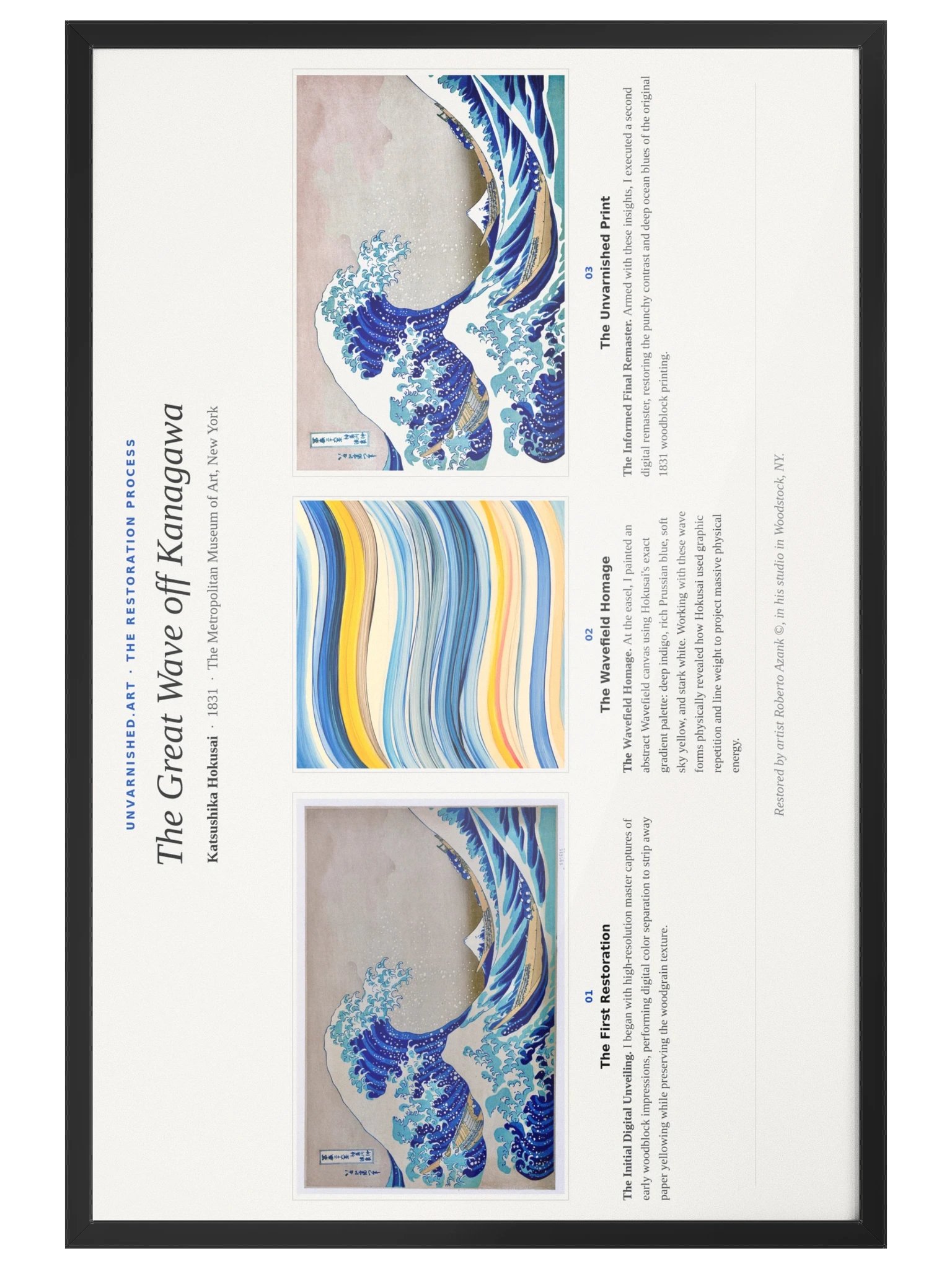 The Great Wave off Kanagawa — Framed Process Poster product image (4)
