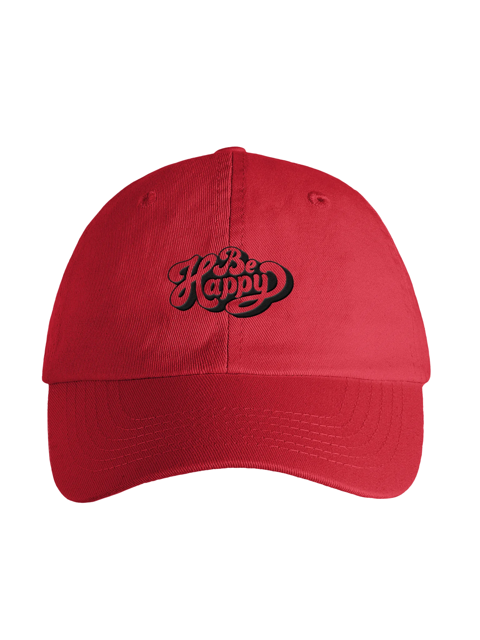 Youth “Be Happy” Cap | Adjustable Cotton Twill Hat product image (1)