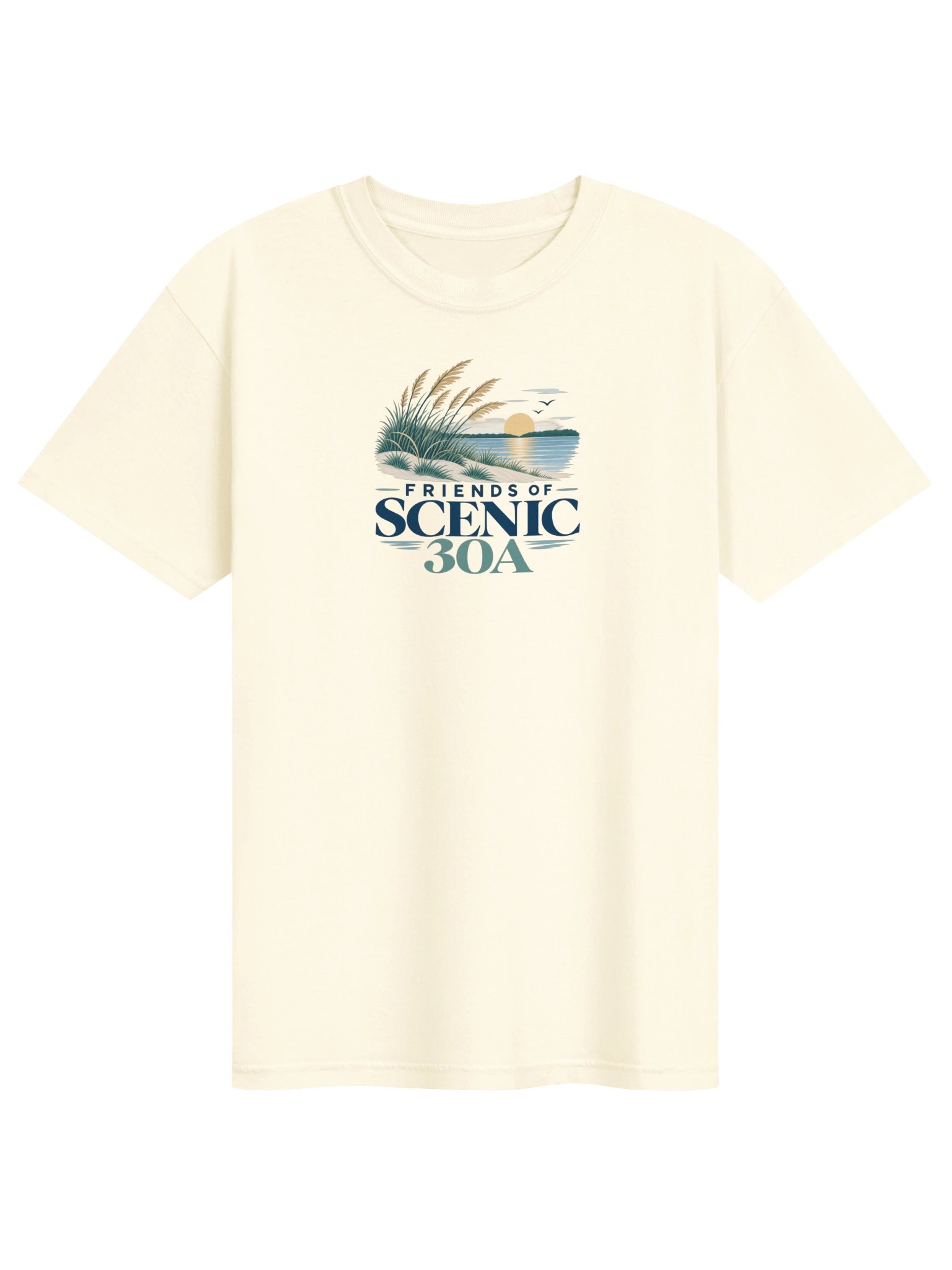 Friends of Scenic 30A Stacked Wordmark Tee product image (1)