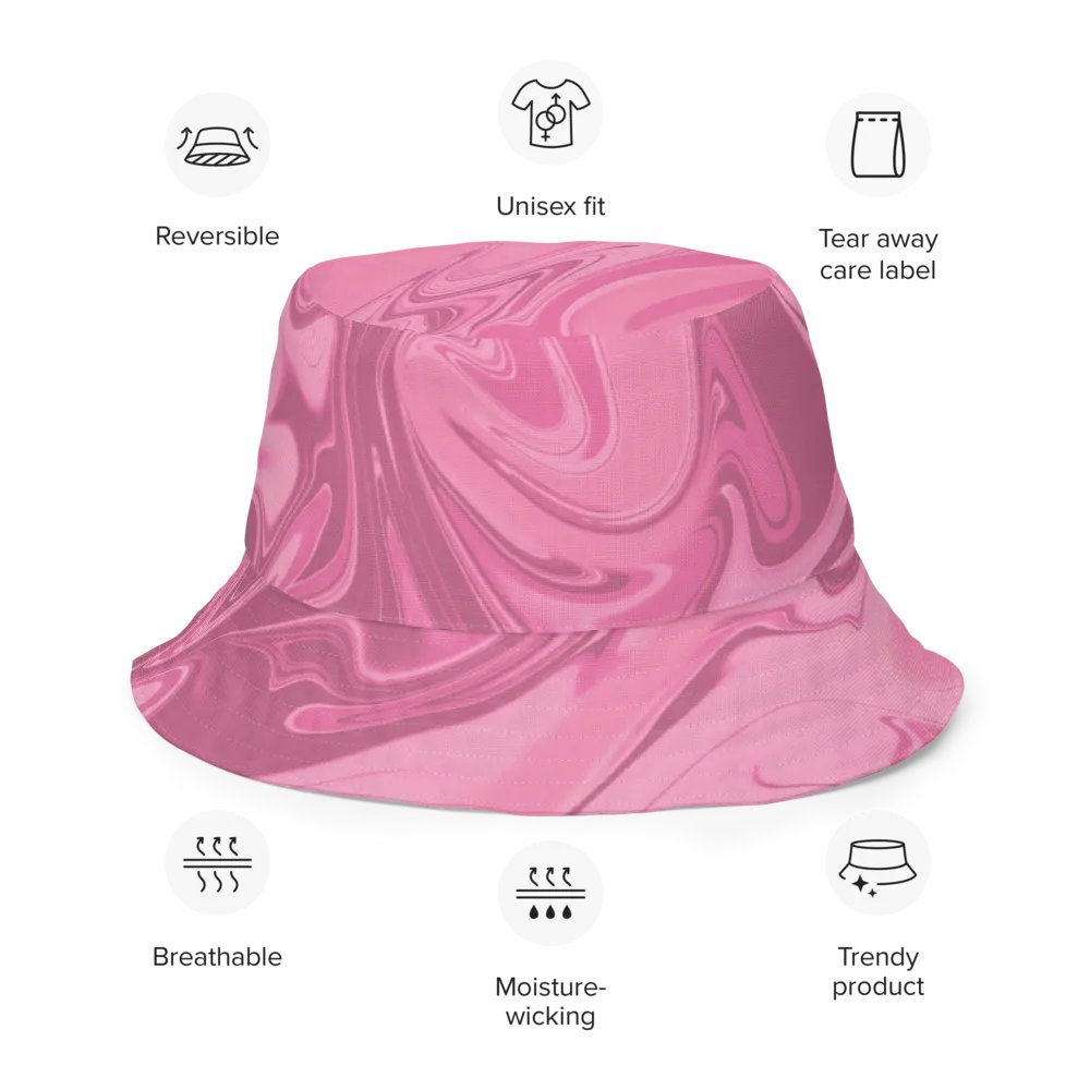 Cute Swirl Reversible Bucket Hat product image (5)