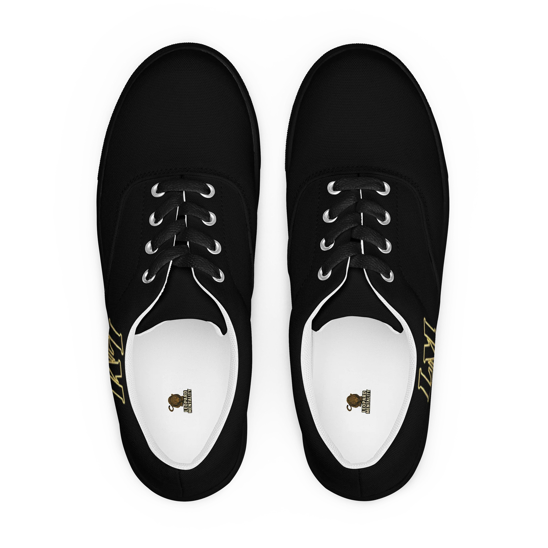 LM Origin™ Stealth Black Sneakers | Unisex Canvas Shoes product image (6)