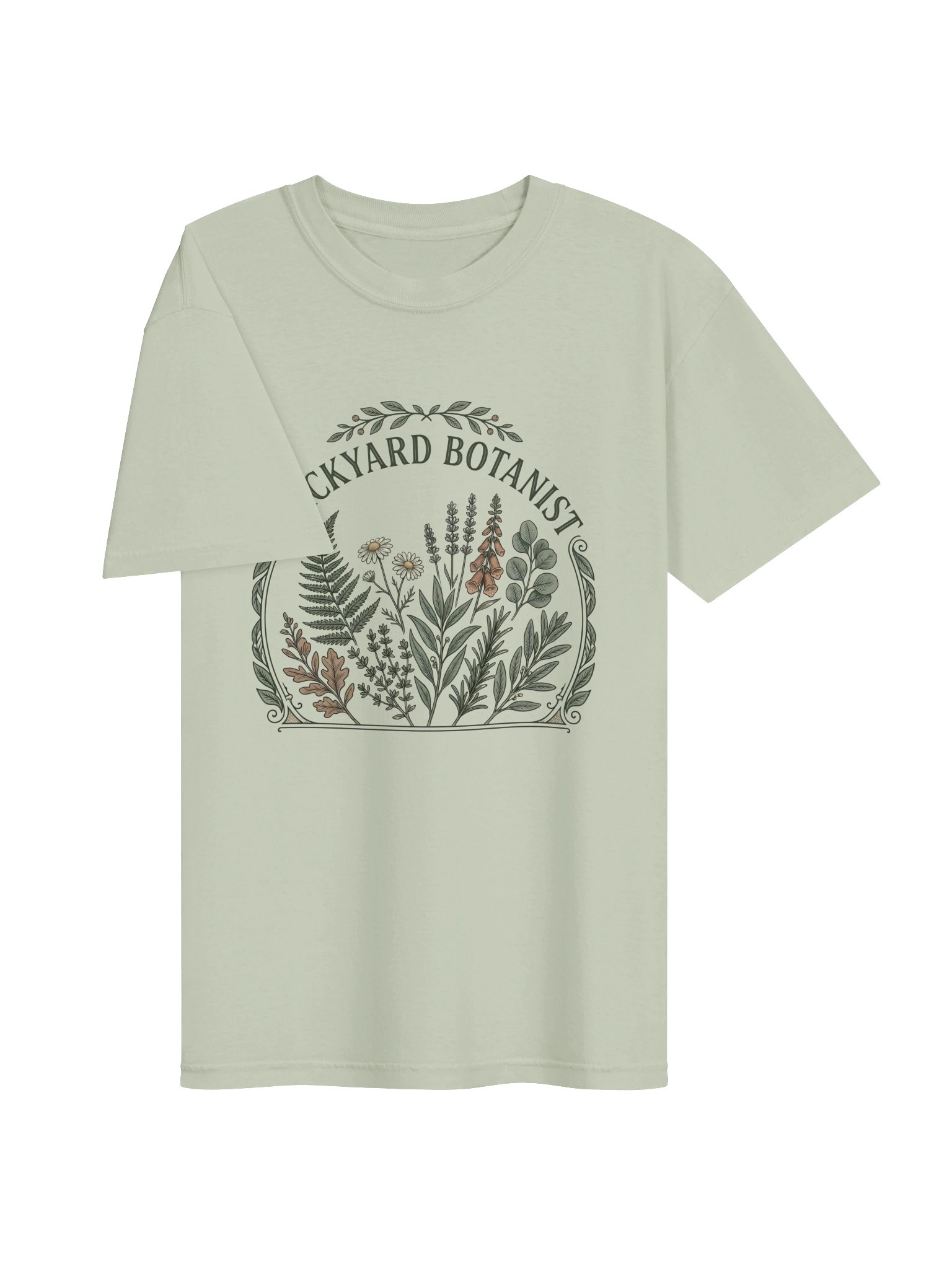 Backyard Botanist T-Shirt – Botanical Nature Graphic Tee product image (5)