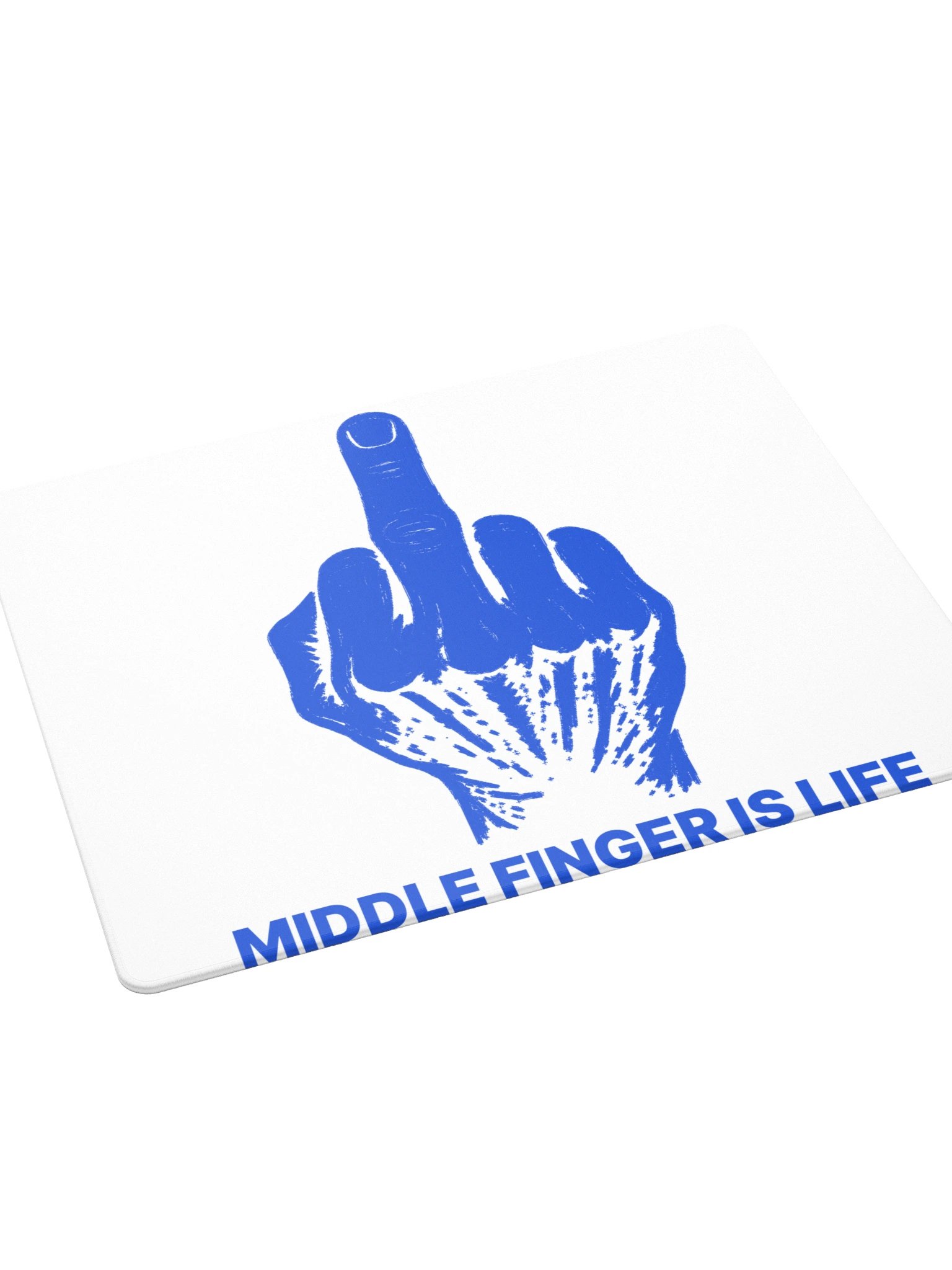 No ShopCo | Gaming Mouse Pad - Royal Blue on White product image (4)