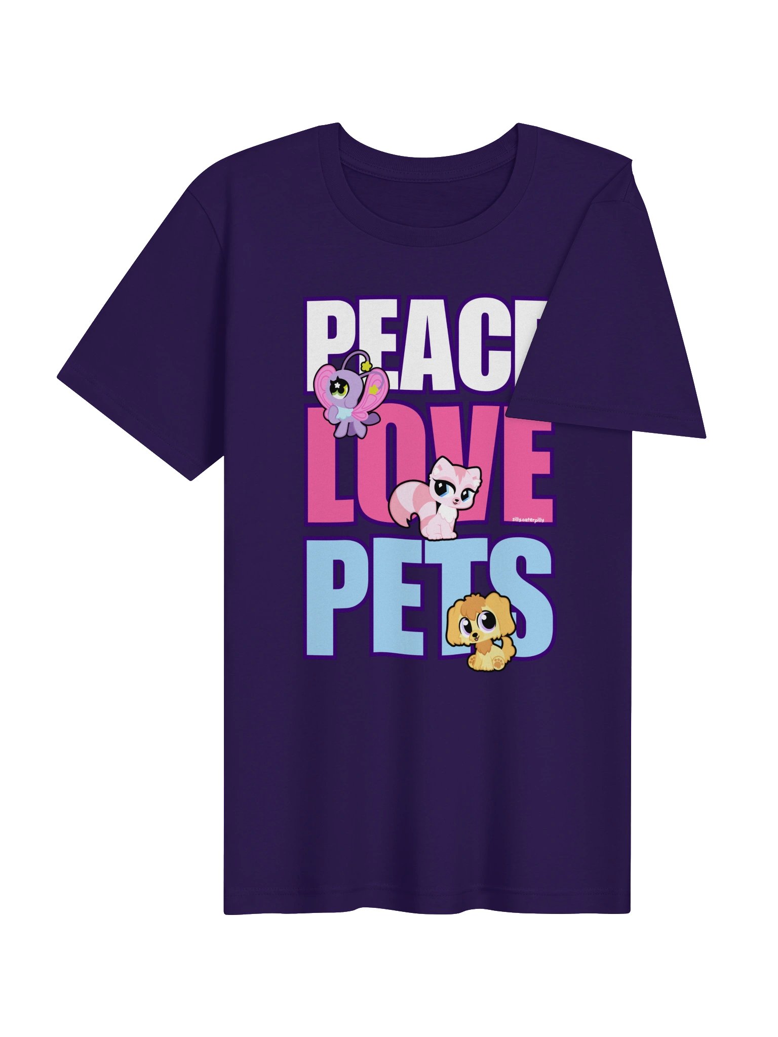 Peace Love Pets Tee (dark) product image (14)