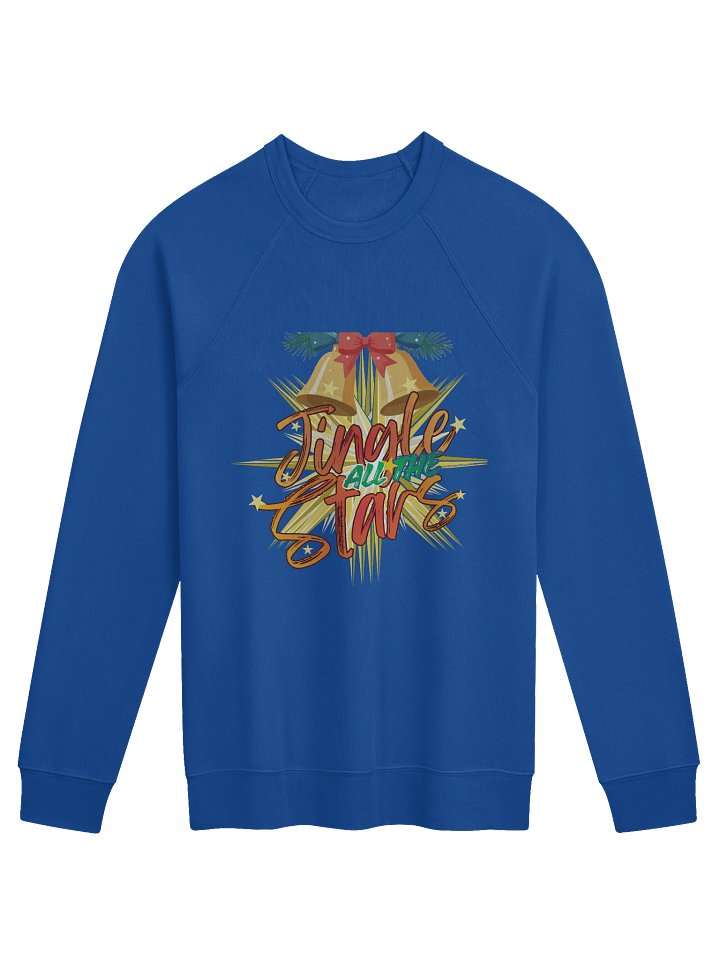 Jingle All the Stars Unisex Raglan Sweatshirt product image (1)