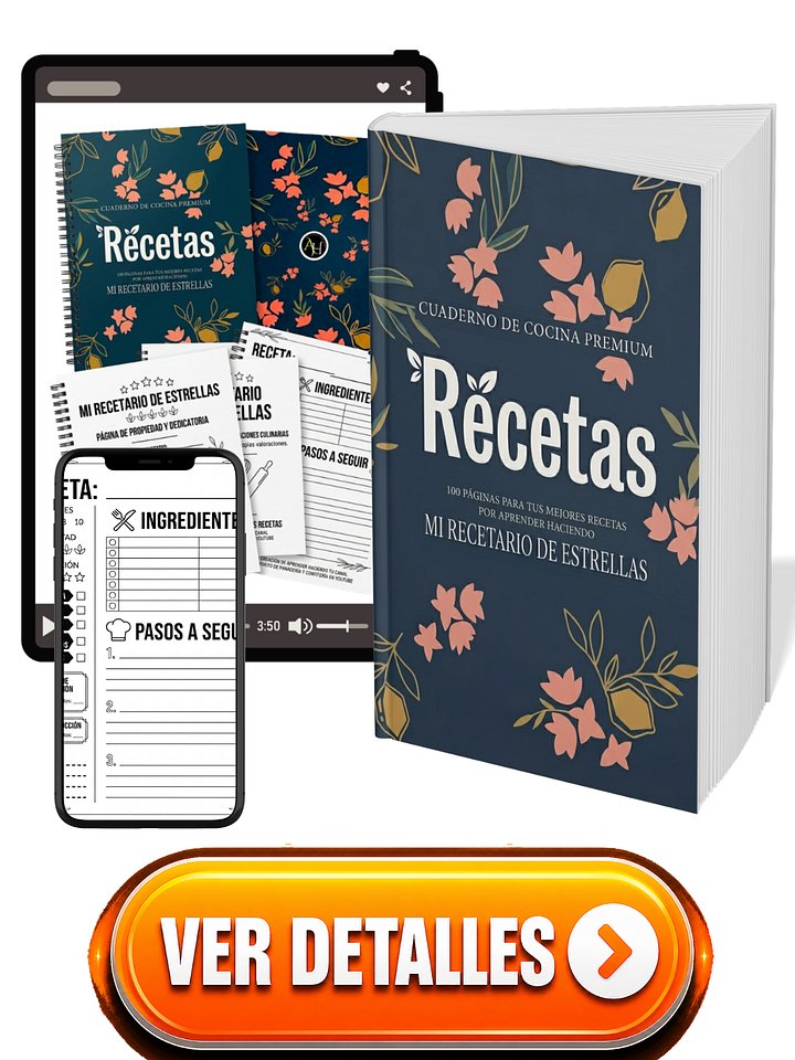 Recetario Imprimible de Panadería y Confitería para Escribir product image (1)