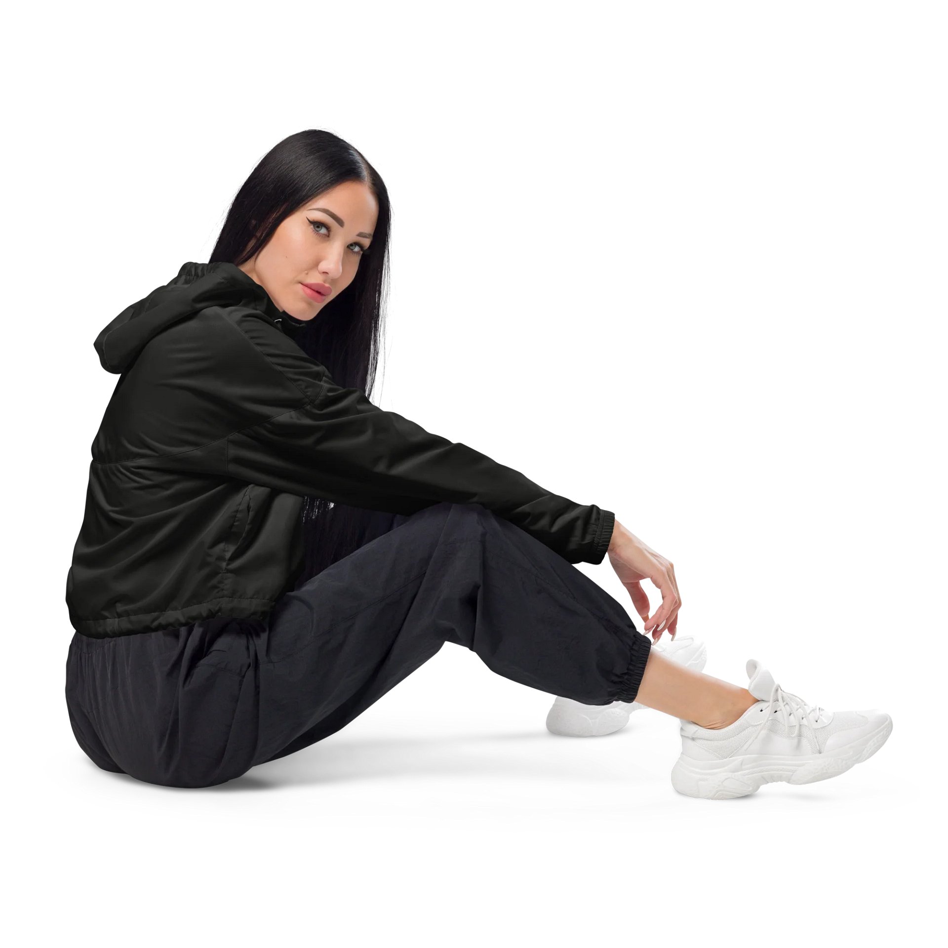 Women's Cropped Windbreaker WCFB0123 product image (3)