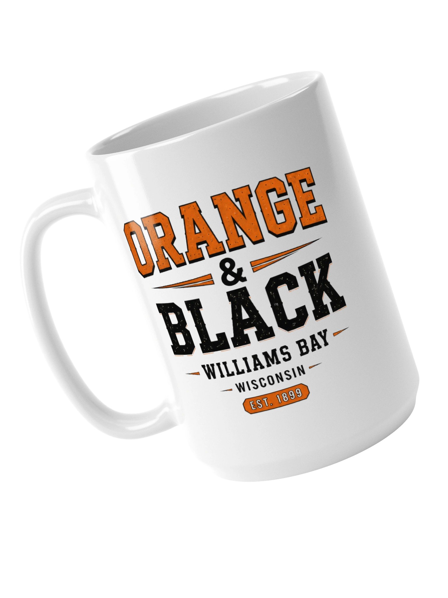 Orange & Black 15oz Mug product image (5)