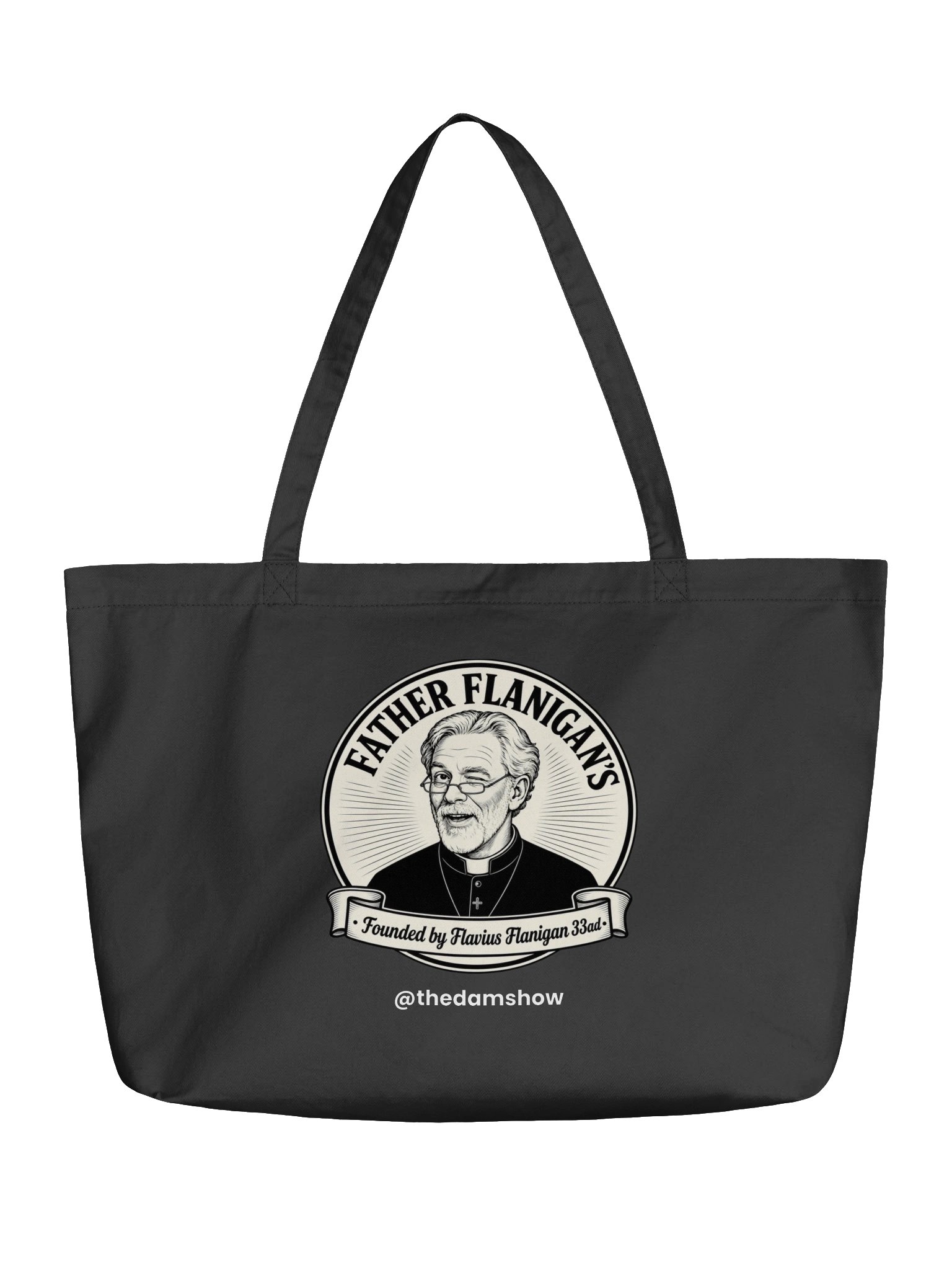 Father Flanigan's Tote Bag | Funny Atheist Tote product image (1)