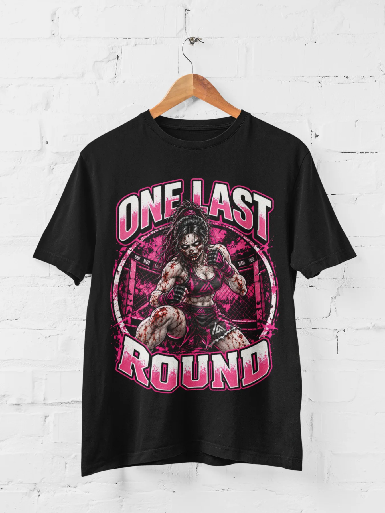 Zombie MMA Female Halloween Tee product image (1)