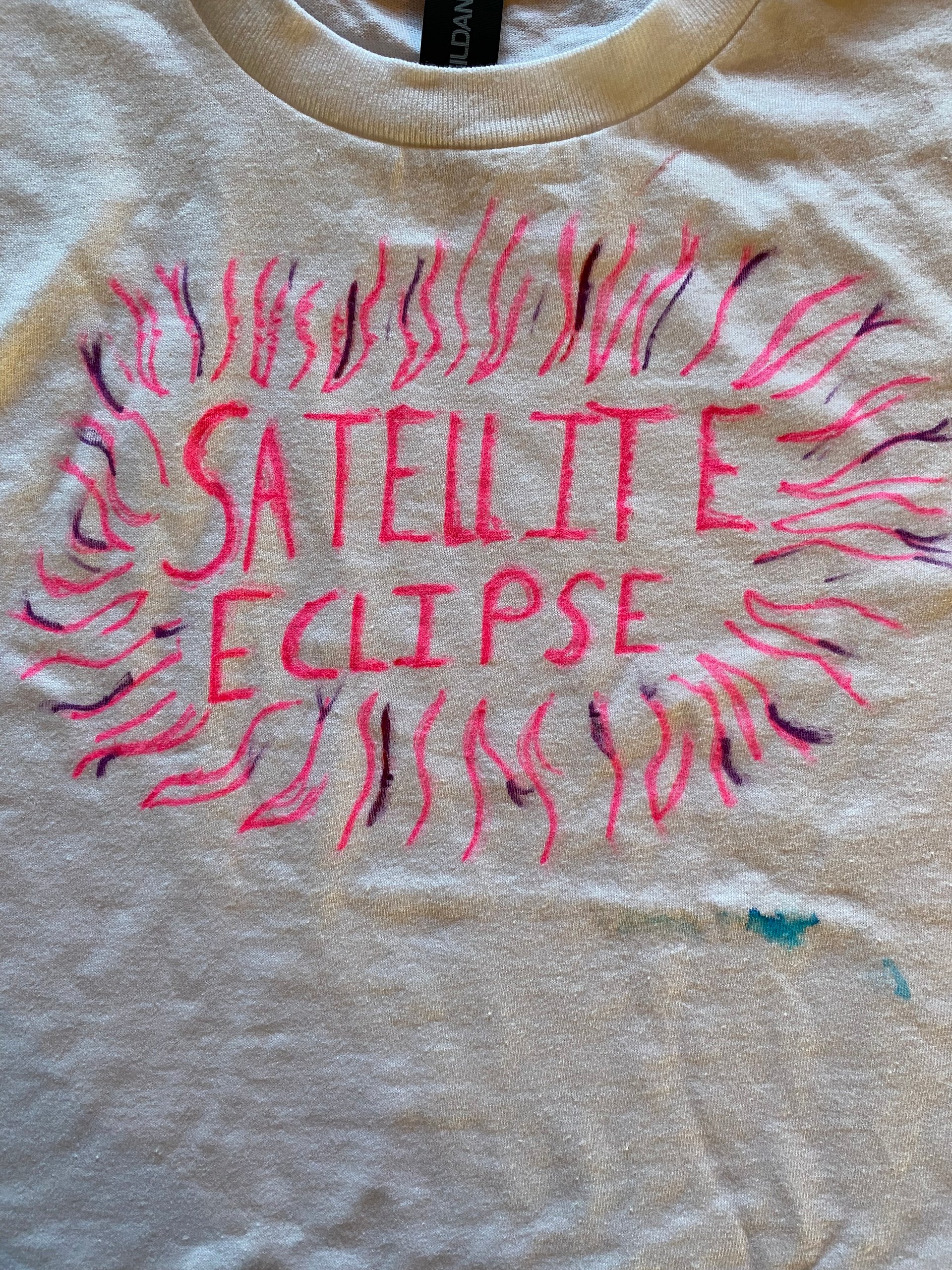 Hand Painted TEE - Satellite Eclipse 004 product image (3)