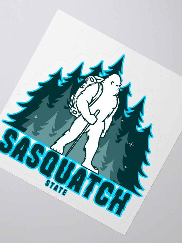 Sasquatch State Sticker (3 Sizes) product image (6)