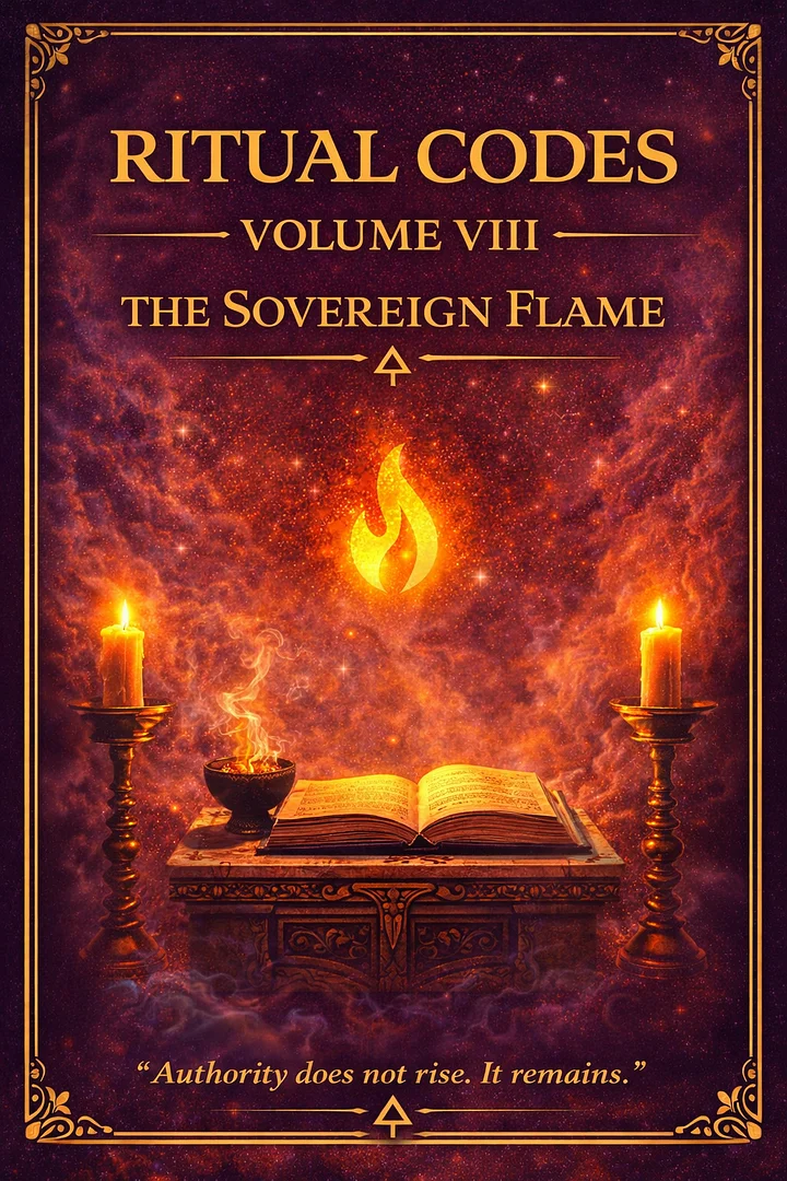RITUAL CODES VOLUME VIII: THE SOVEREIGN FLAME (Codes 071–075) product image (1)