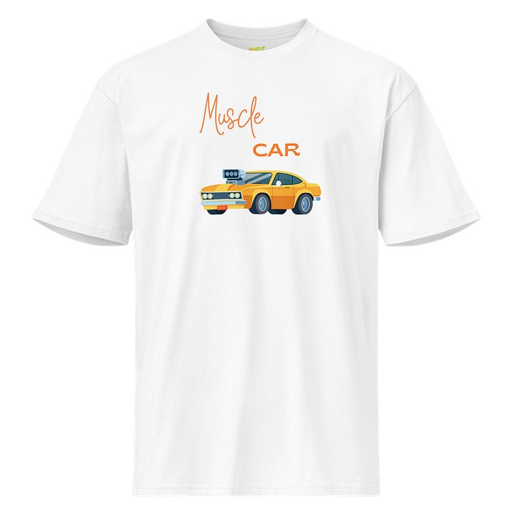 Muscle Car White Tee product image (1)