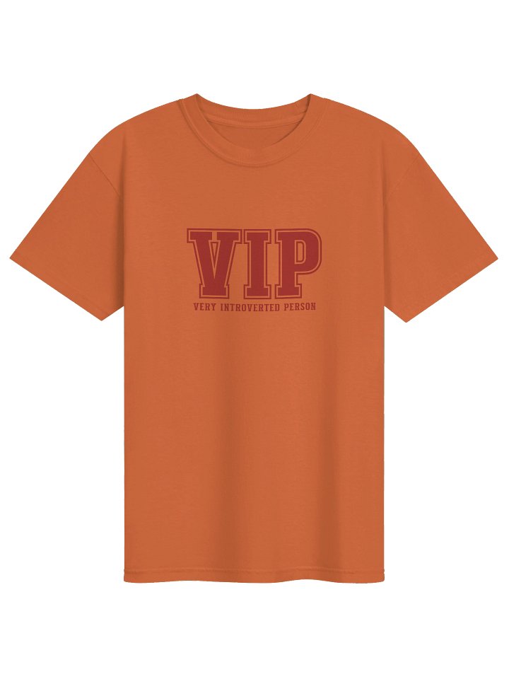 Very Introverted Person - VIP Red Printed T-Shirt product image (3)