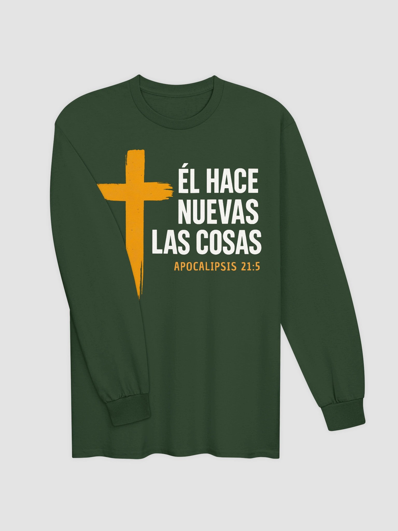 Camiseta Unisex Manga Larga | Él hace nuevas las cosas product image (3)