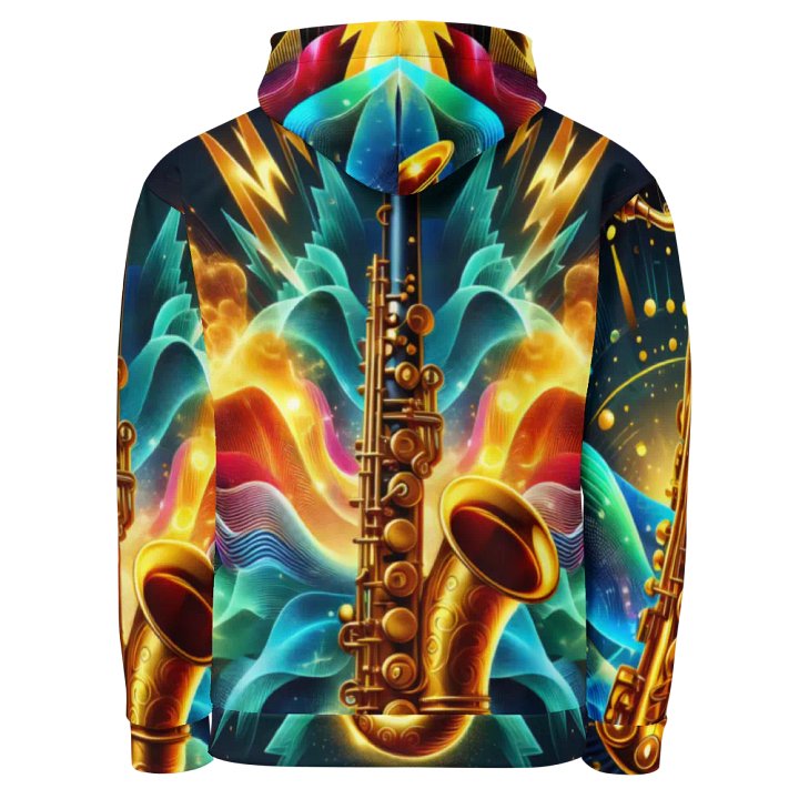 Saxophone Musical Instrument - All-Over Unisex Hoodie #20 product image (2)