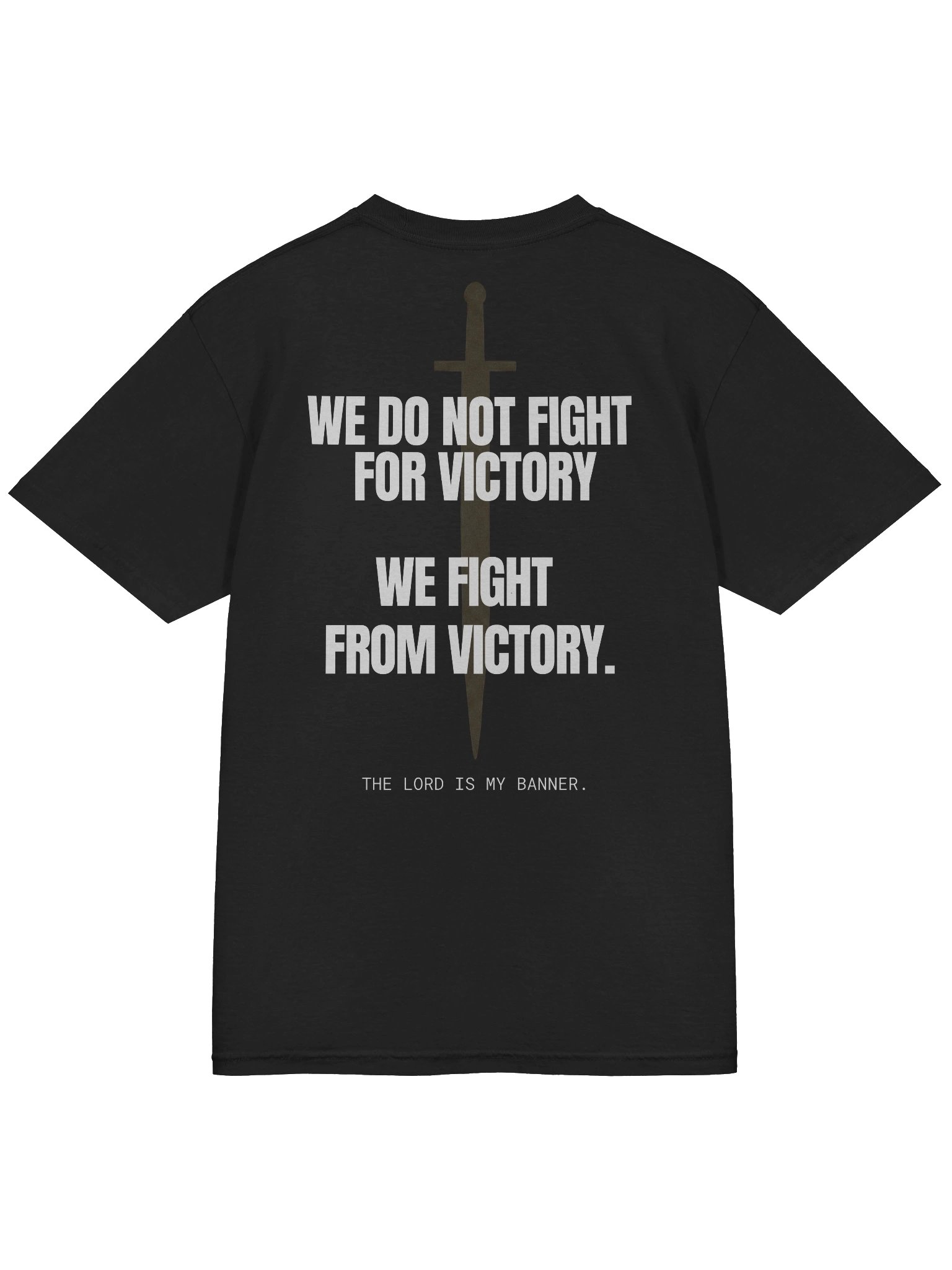 Jehovah Nissi "Victory Standard" Heavyweight Tee + Free Prayer Guide product image (9)
