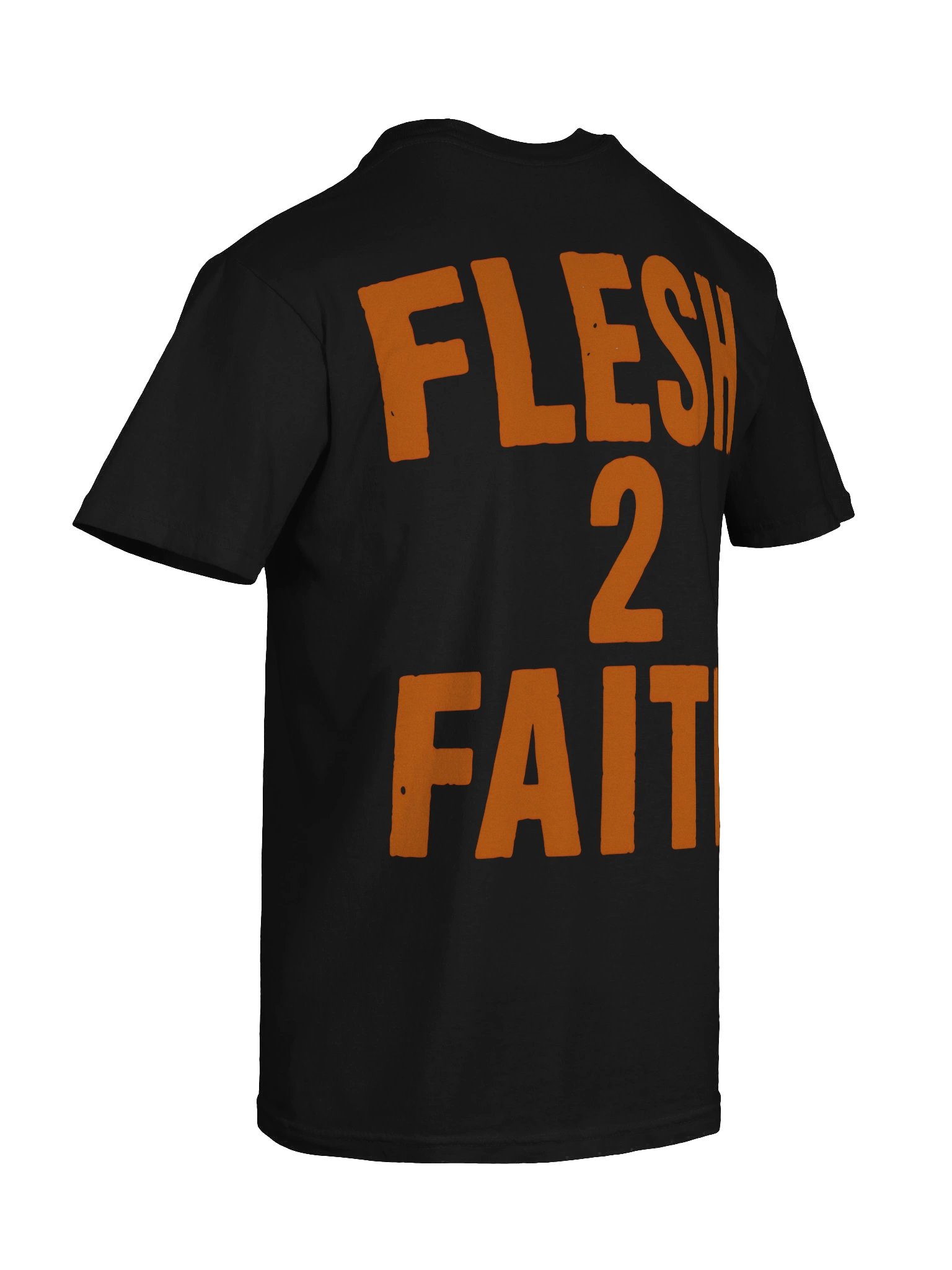 From Flesh 2 Faith — Logo Tee (Orange) product image (10)
