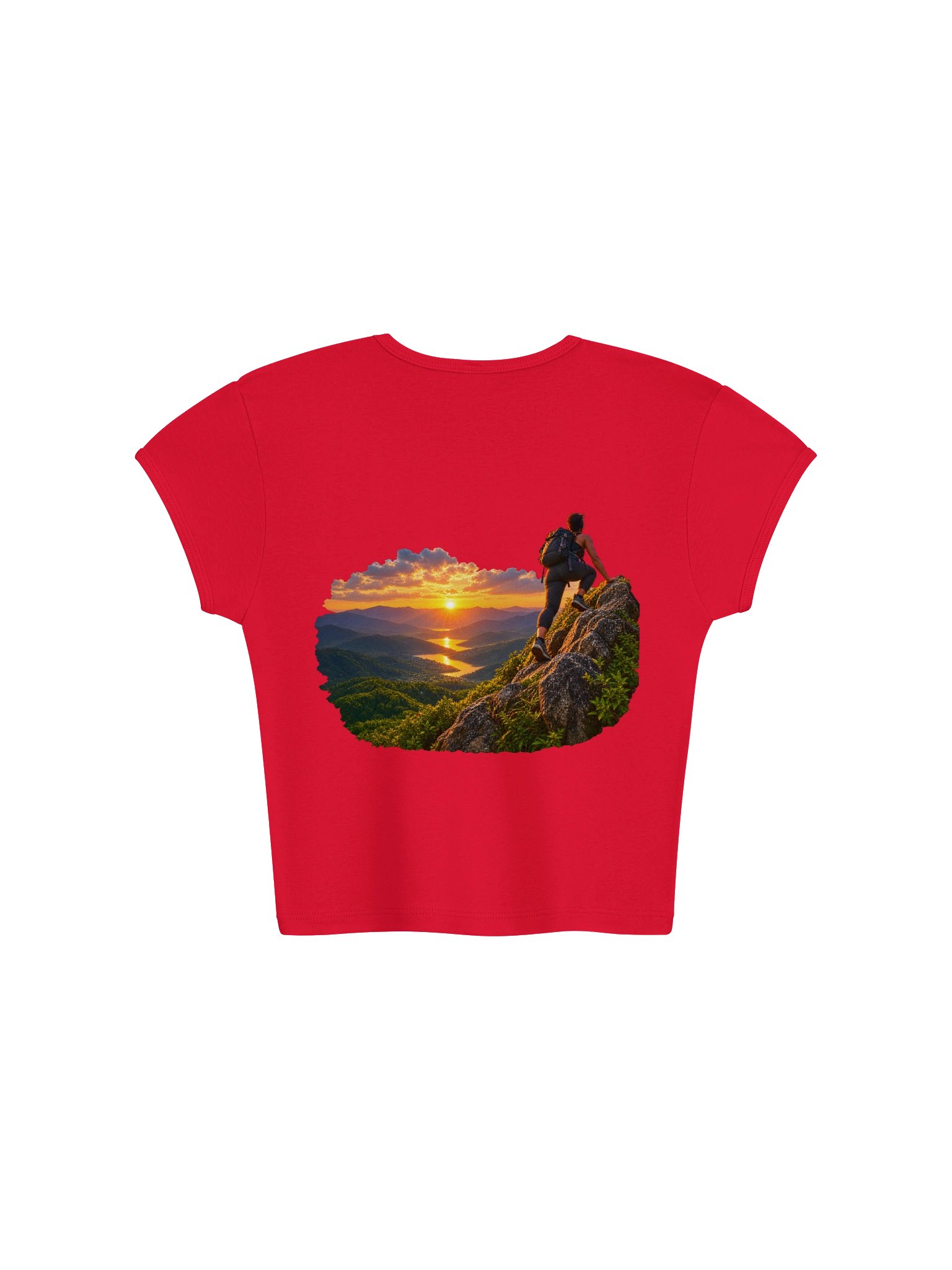 Best View Gold Quote Baby Tee product image (2)