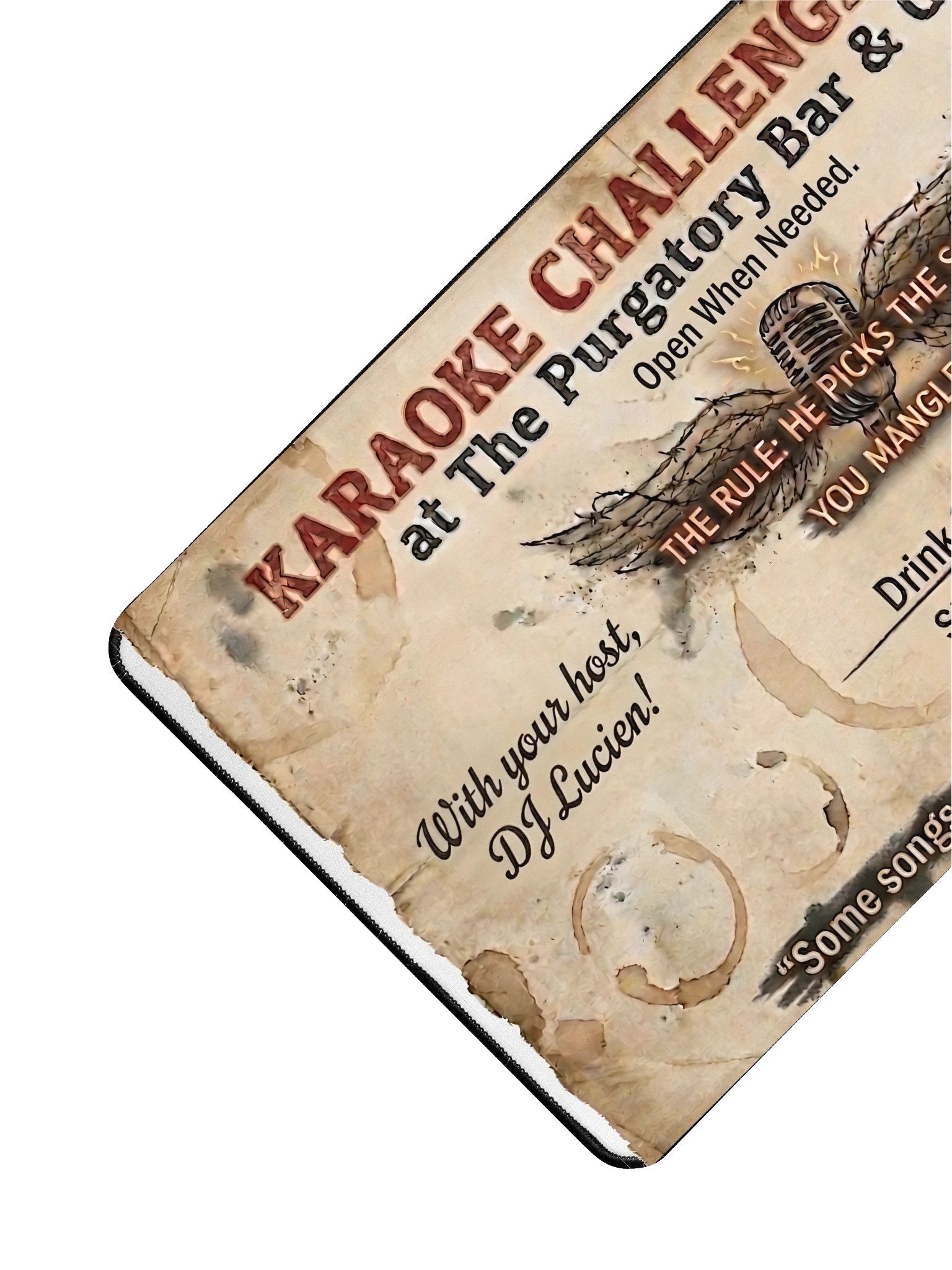 Karaoke Night Desk Mat product image (3)