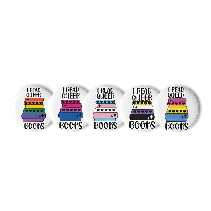 Queer Books Matter Pin Set product image (1)