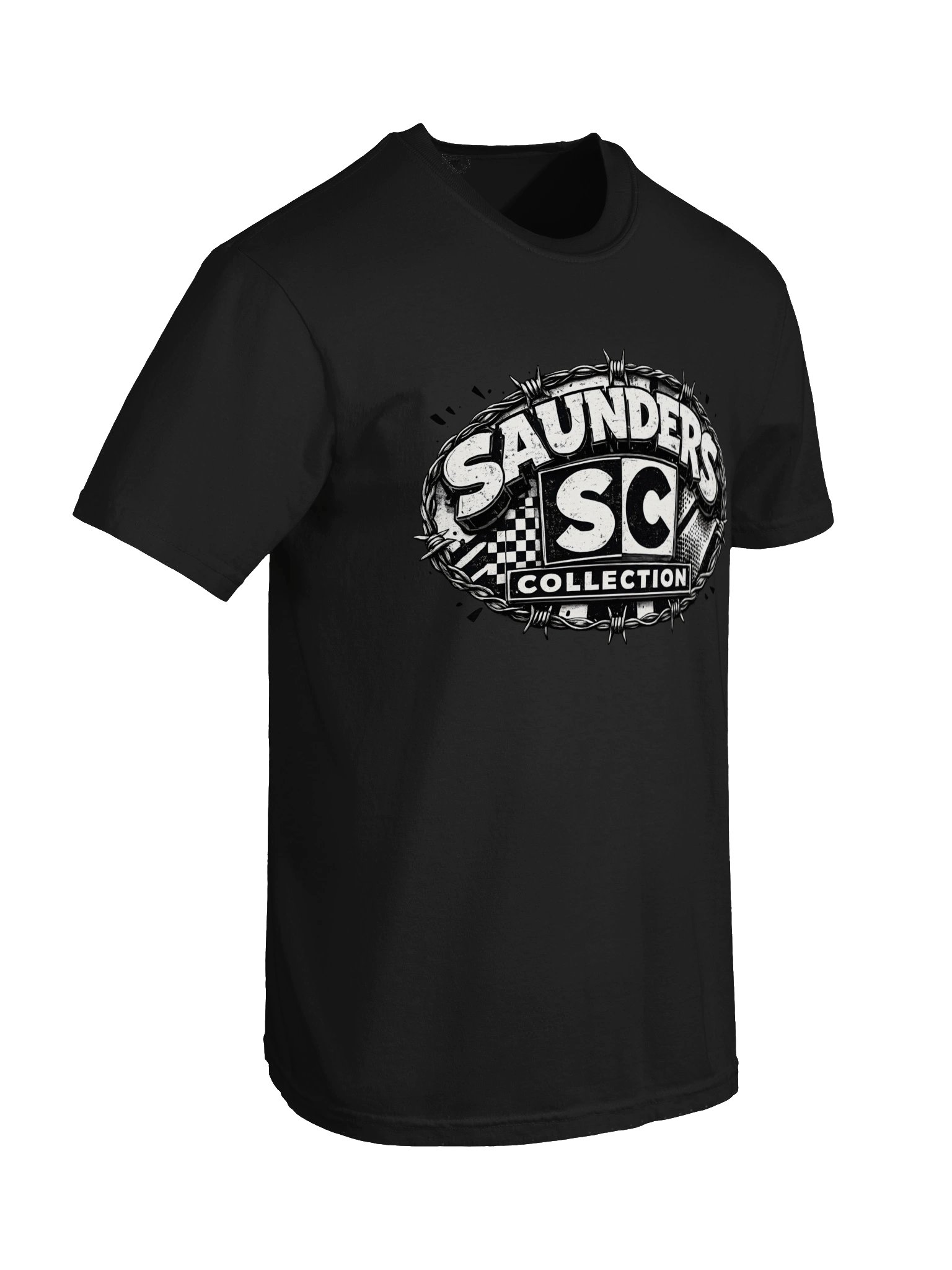 Saunders SC Barbed Wire Logo Tee product image (70)