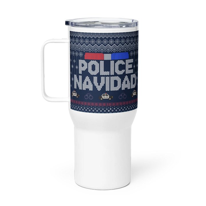 Knitted Holiday Police Travel Mug product image (1)