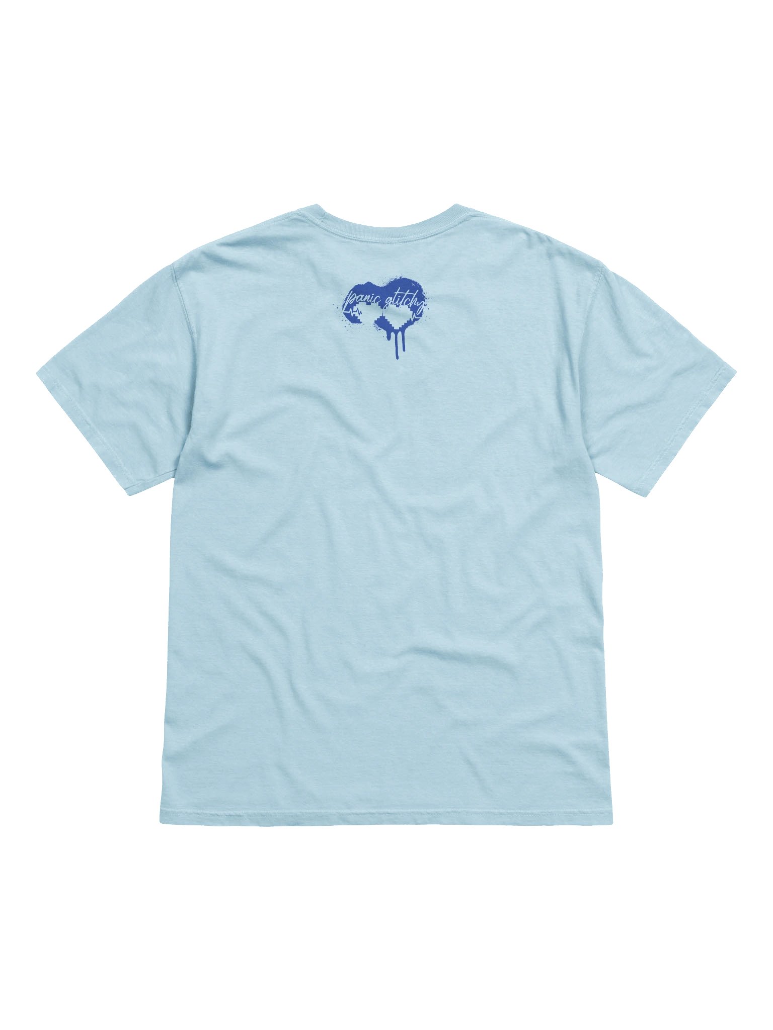 Panic Glitchy Dream Girl Blue Grunge product image (42)