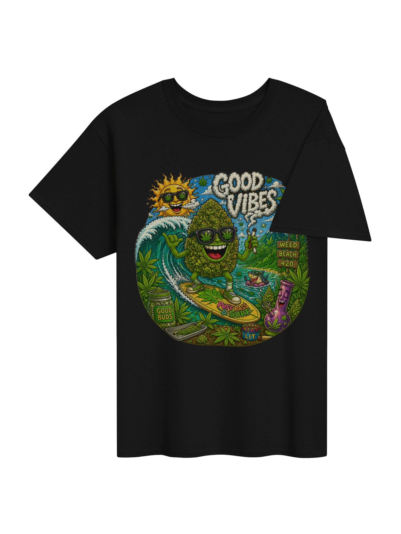 Surfing Nugg Graphic Tee product image (4)