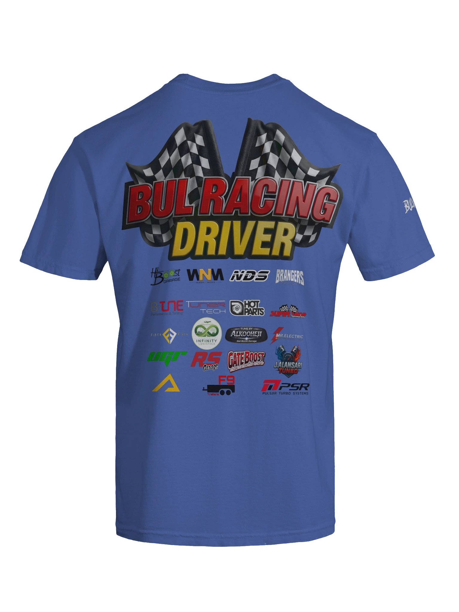 BULRACING driver -Dyed Heavyweight T-Shirt Team - MCCwJRDEBMs