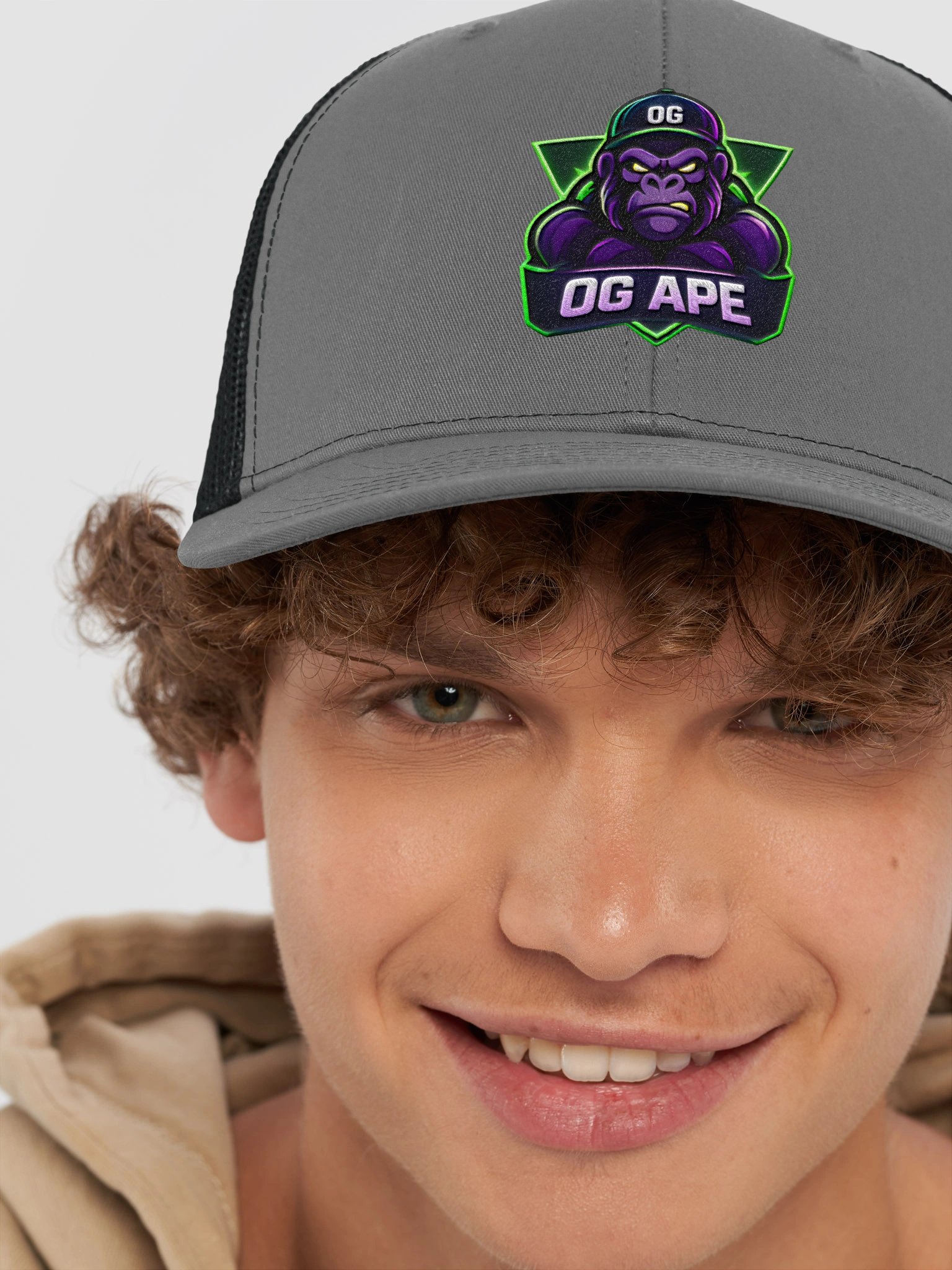 ApexApe “OG Ape” Trucker Hat product image (8)