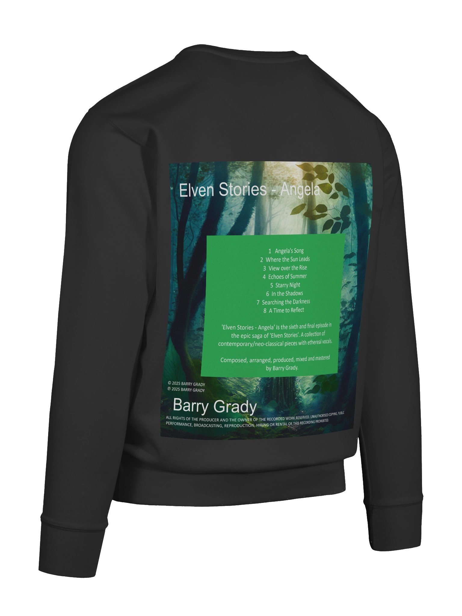 'Elven Stories - Angela' Album Cover Premium Sweatshirt product image (124)