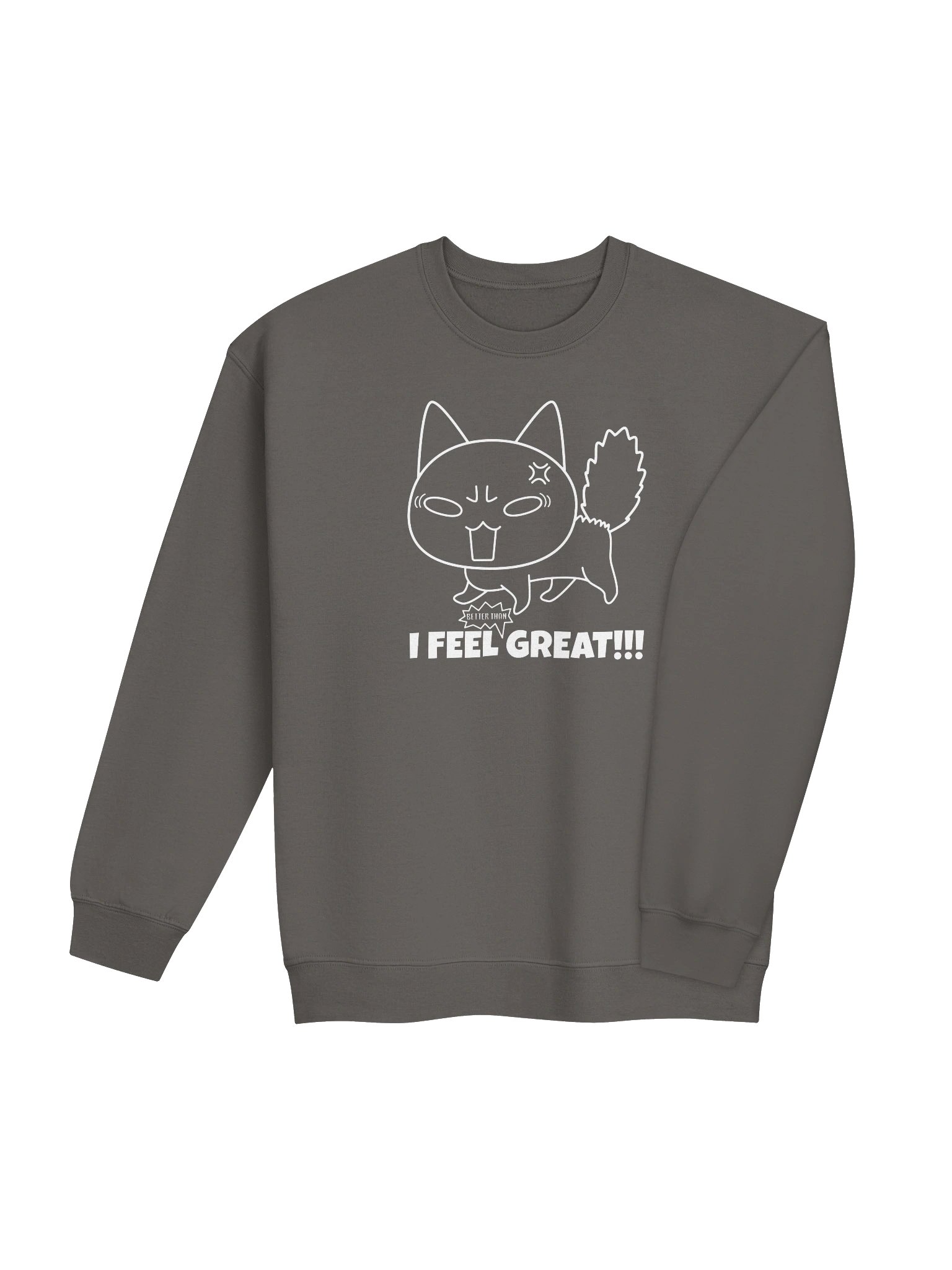 Ironic Emotional Expression - Unisex Adult Sweatshirt product image (3)