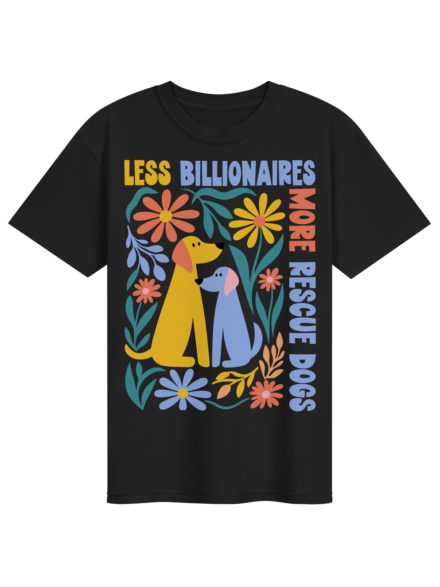 Less Billionaires, MoreRescue Dogs Shirt product image (9)