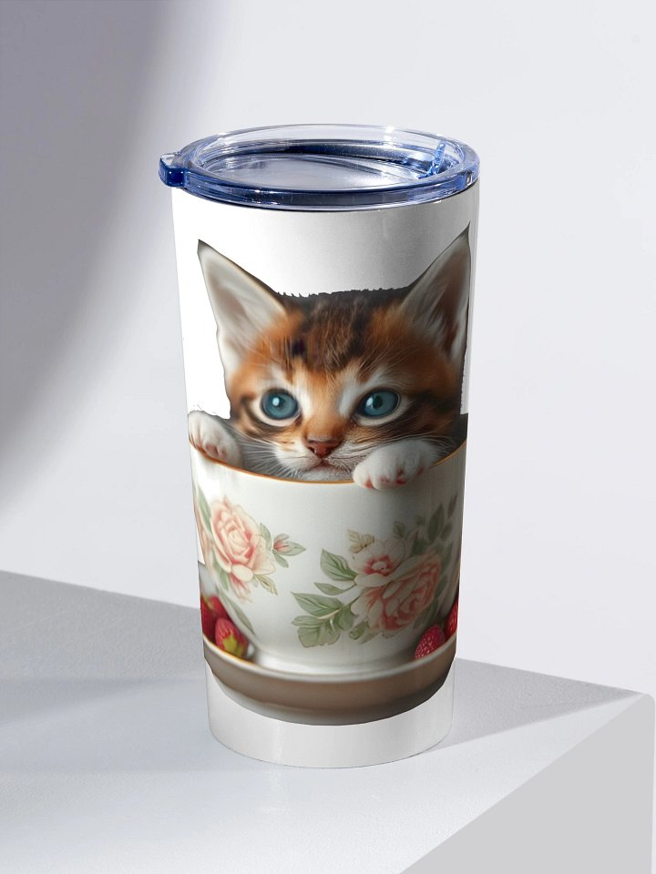Tea & Whiskers 20oz Stainless Steel Tumbler product image (2)