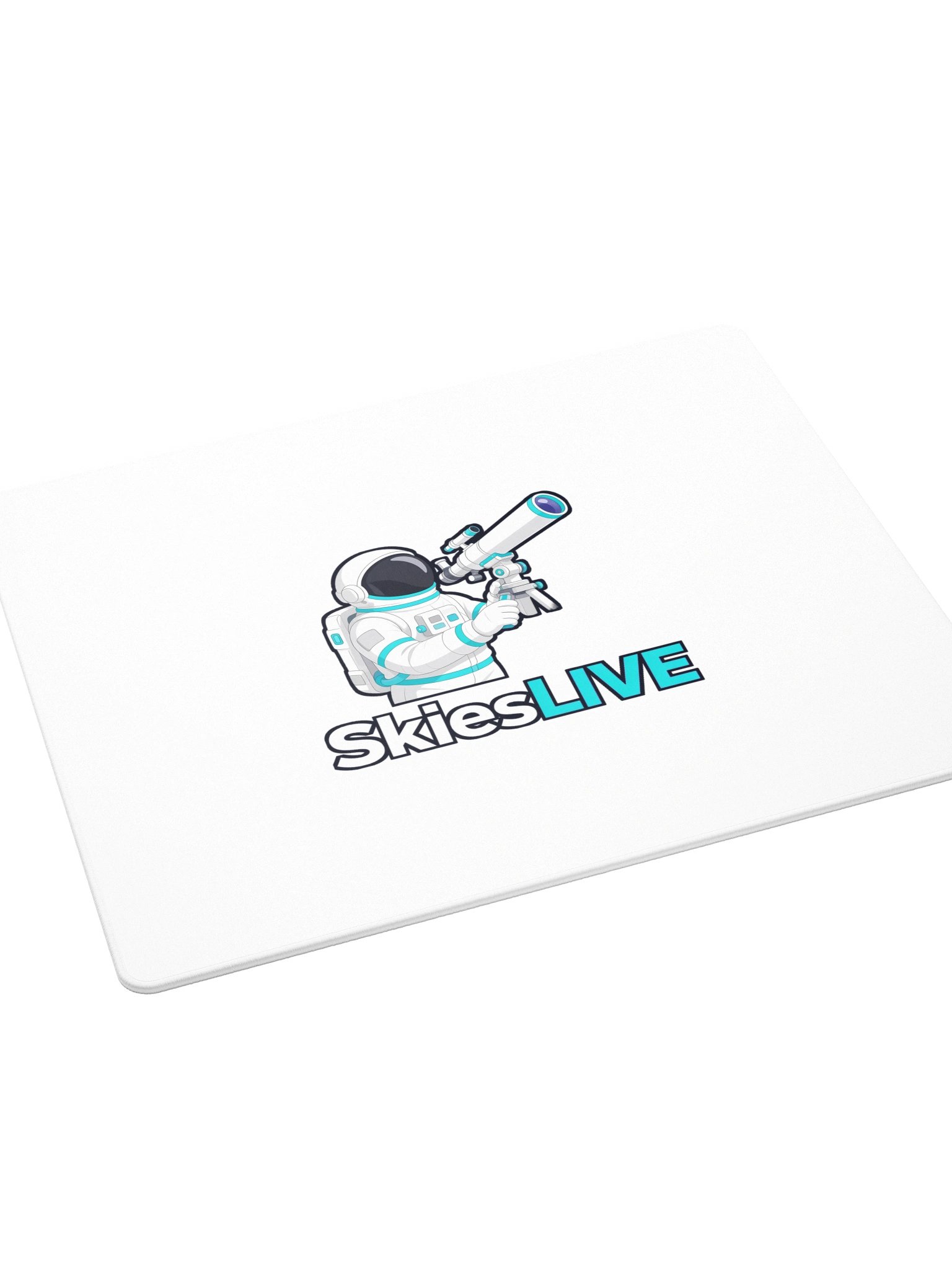 SkiesLIVE Astronaut Gaming Mouse Pad (White) product image (5)