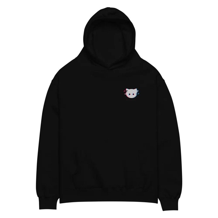 Land of Kittens Glitch Oversized Hoodie product image (4)