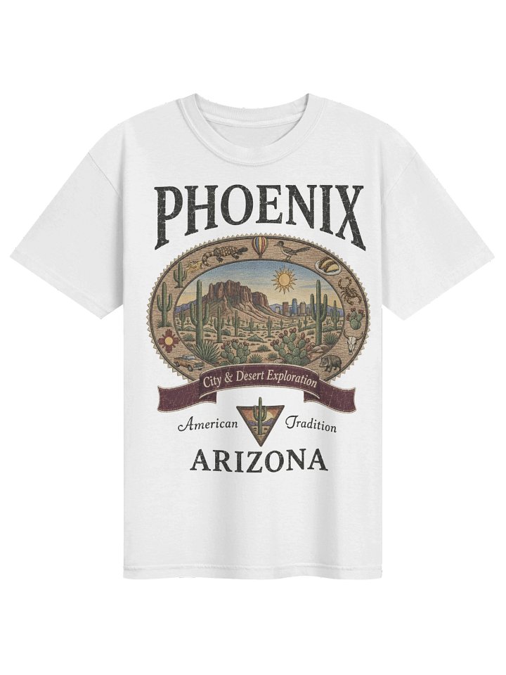 Vintage Phoenix Shirt, Arizona Graphic Tee, Comfort Colors 1717 Desert Travel Souvenir T-Shirt product image (27)