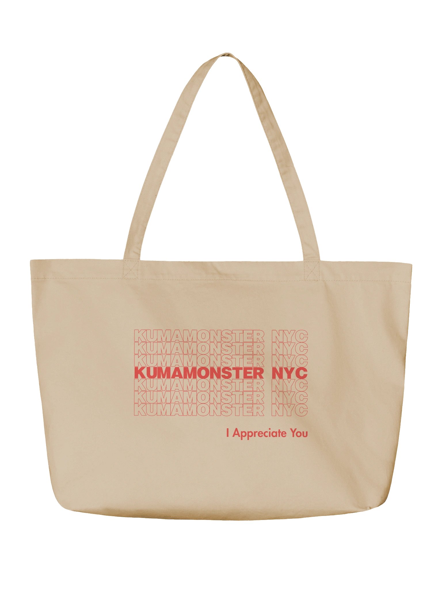 KumaMonsterNYC Tote Cream product image (2)